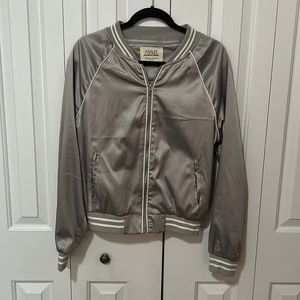 Ashley by 26 International Silver Bomber Jacket